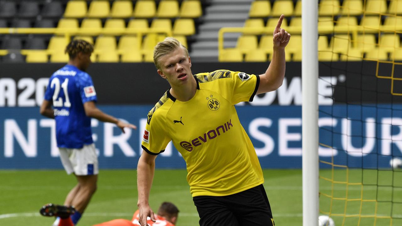 Erling Haaland of Borussia Dortmund will face Bayern Munich and superstar striker Robert Lewandowski.