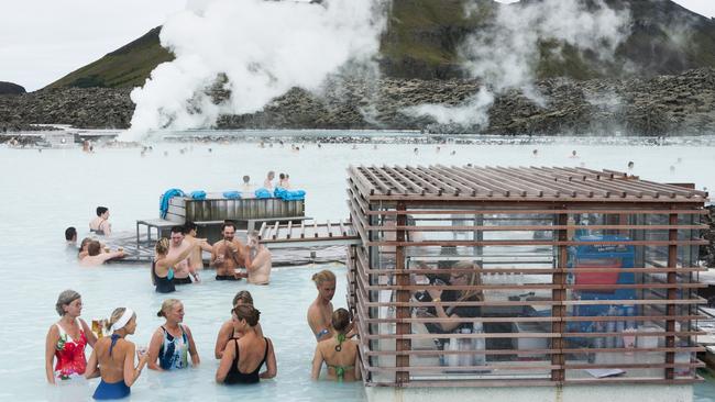 The Blue Lagoon in Reykjavik, Iceland. The Nordic island nation’s population was often outnumbered by tourists by more than three to one. Picture: iStock.