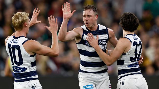 Mitch Duncan will not return next week. Picture: Michael Willson/AFL Photos via Getty Images