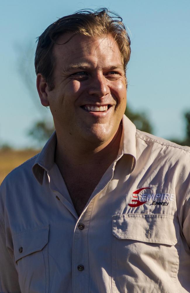 Empire Energy chief executive Alex Underwood in 2022