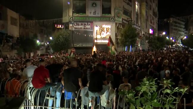 Rallies in the West Bank as Israel steps up operations