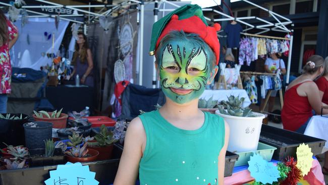 Jack Hayes, 6, at the Proserpine Community Christmas Market on Sunday, December 13. Photo: Elyse Wurm