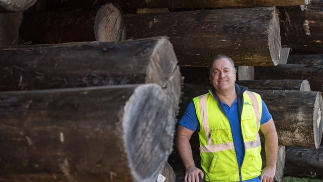 Powelltown Timber Mill part-owner Dan Pote has invested $4 million in upgrades to the mill, but fears he and his 40 fellow workers face a grim future as Labor promises to phase out native forest logging from 2024. PICTURE: ZOE PHILLIPS