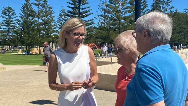 Libby Mettam managed to retain her seat of Vasse in the WA election, but most of her Liberal colleagues were dumped. Picture: Facebook