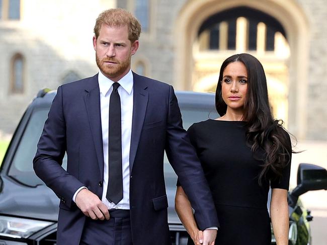 With books, podcasts and Netflix specials in the works, the Duke and Duchess of Sussex have no plans to fade into the background. Picture: Getty Images