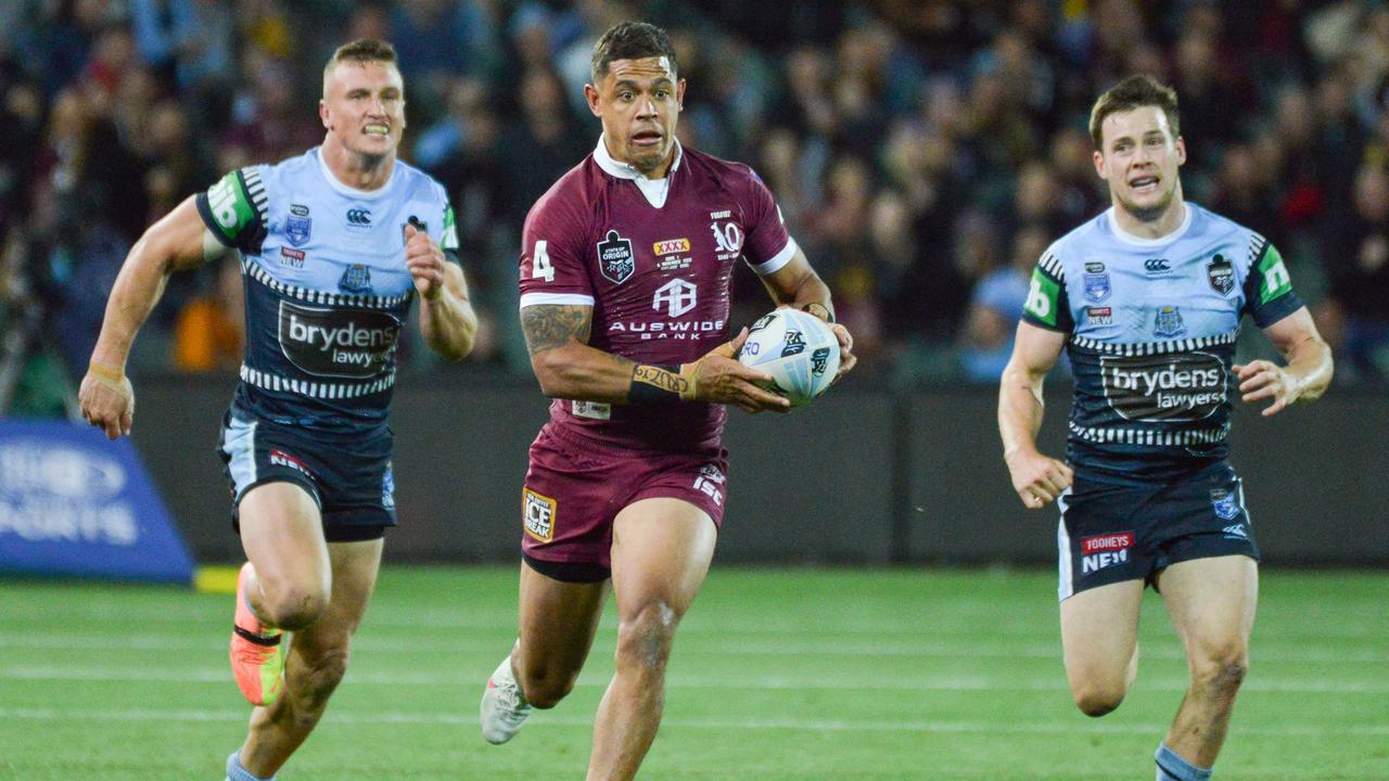Dane Gagai was one of Queensland’s best in Game I. Picture: Brenton Edwards