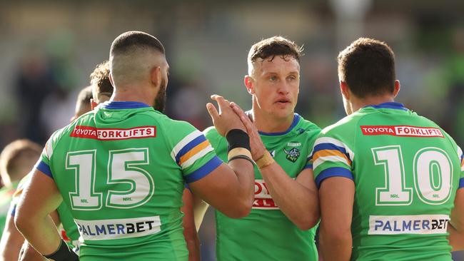 Jack Wighton is closing in on deciding his future – and the Raiders haven’t given up hope of keeping him. Picture: Getty