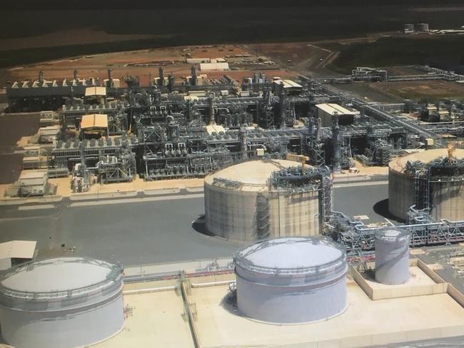 Inpex’s $50 billion Darwin Ichthys LNG onshore processing facilities. Picture: Supplied