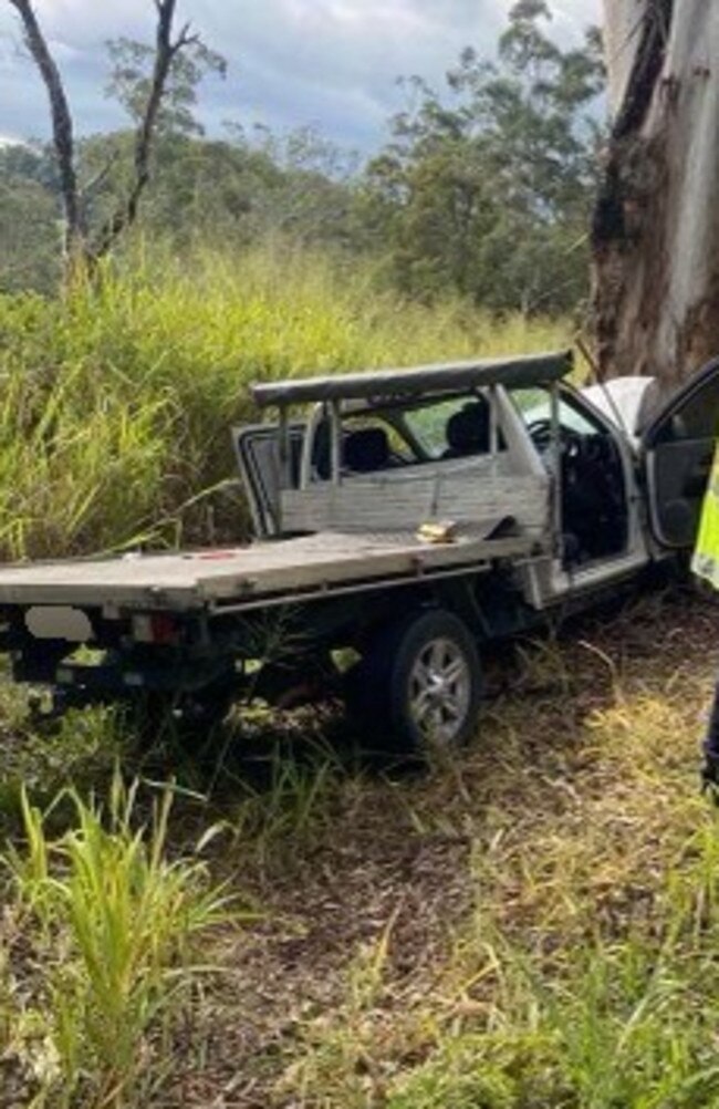 A man was flown to hospital after his car collided with a tree in the Sunshine Coast hinterland on July 12.