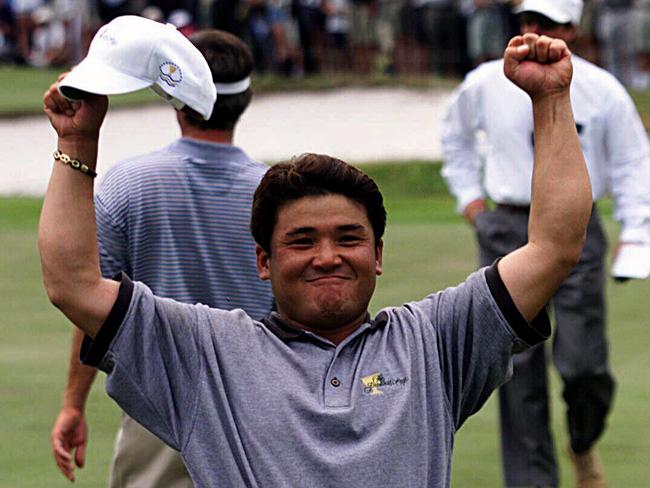 Japanese golfer Shigeki Maruyama played a starring role in the Internationals’ Presidents Cup win in 1998.