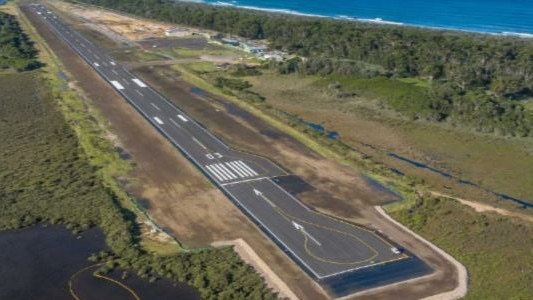 Merimbula Airport's runway could be extended by 200m.