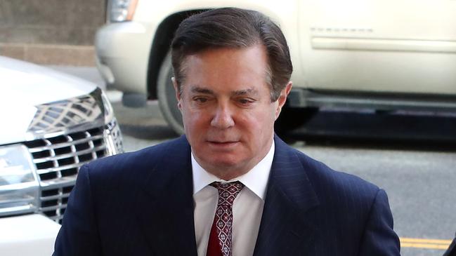 Former Trump campaign manager Paul Manafort in Washington in June. Picture: AFP