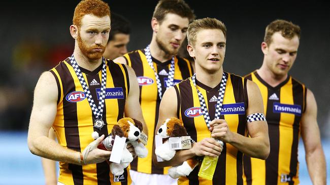 Emerging Hawks Conor Glass and Harry Morrison are part of the new-look Hawks. Pic: Getty Images