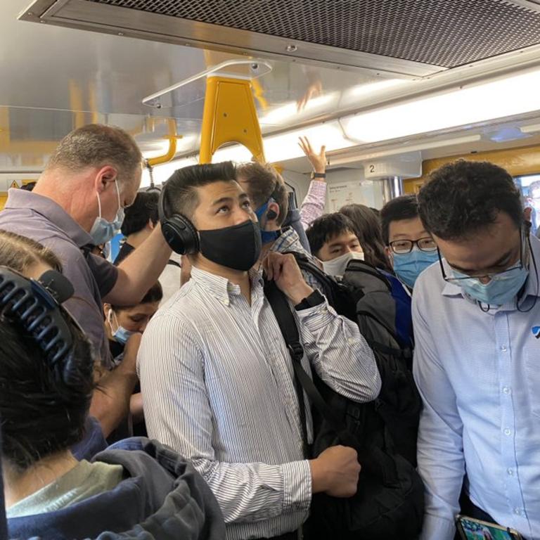 Commuters will be forced to crowd onto Sydney train services.