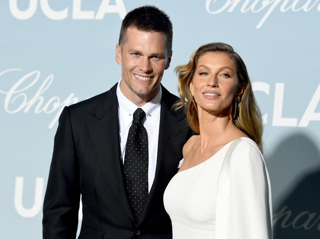 LOS ANGELES, CALIFORNIA - FEBRUARY 21: (L-R) Tom Brady and Gisele Bündchen attends the 2019 Hollywood For Science Gala at Private Residence on February 21, 2019 in Los Angeles, California.   Kevin Winter/Getty Images/AFP