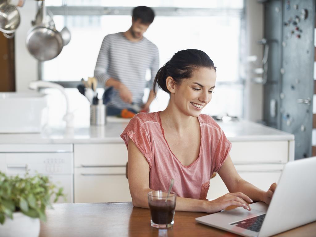 A new study suggests people can save $860 a year by working from home for two days per week. Picture: iStock