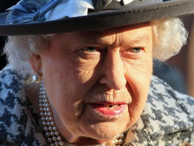 Britain's Queen Elizabeth II leaves after attending a church service at St Mary the Virgin Church in Hillington, Norfolk, eastern England, on January 19, 2020. - Britain's Prince Harry and his wife Meghan will give up their royal titles and public funding as part of a settlement with the Queen to start a new life away from the British monarchy. The historic announcement from Buckingham Palace on Saturday follows more than a week of intense private talks aimed at managing the fallout of the globetrotting couple's shock resignation from front-line royal duties. (Photo by Lindsey Parnaby / AFP)