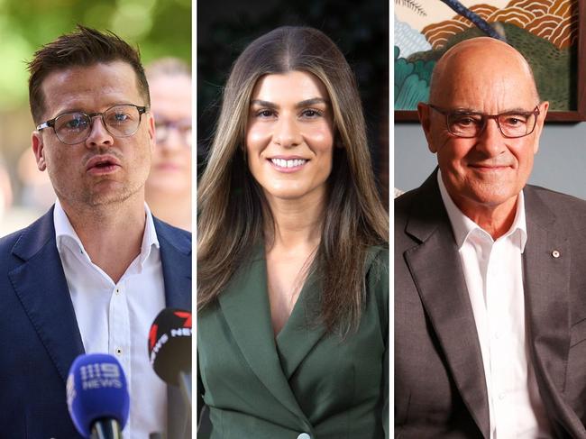 Three of the top 20 most powerful political backroom dealers in South Australia. Pictures: File