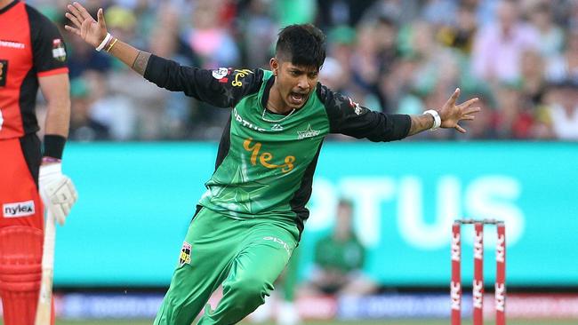 Sandeep Lamichhane could prove a masterstroke... if he returns for the Stars. Picture: AAP