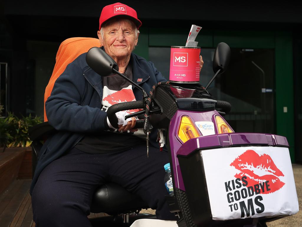 Gill Barnard of Hobart who has been recognised for her fundraising efforts for MS Australia. Picture: Nikki Davis-Jones