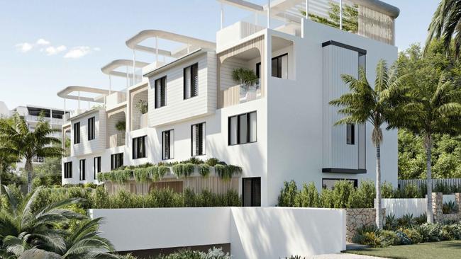 Artist concepts of 38 Verney Street, Kings Beach. Photo: Bird Landscape Design