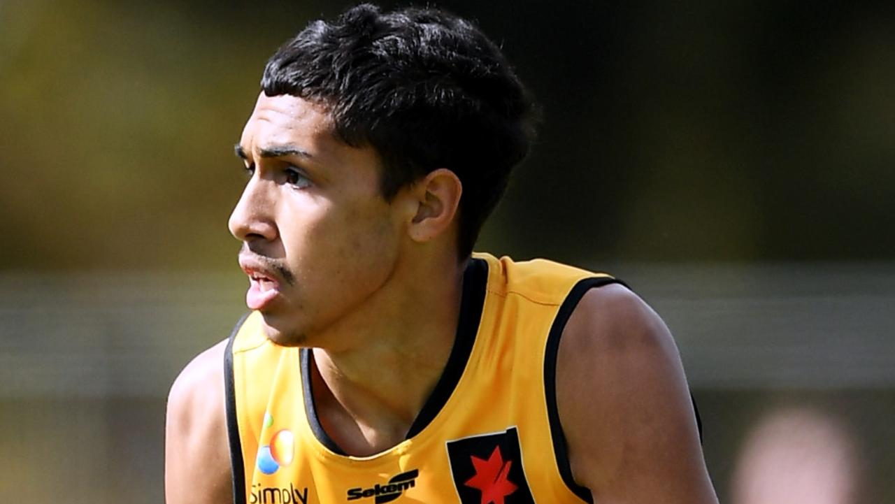 Arthur Jones announced himself as a draft prospect at the championships. Picture: Mark Brake/AFL Photos/via Getty Images