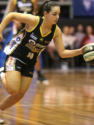 Monique Conti in action for the Boomers. Picture: Mike Dugdale