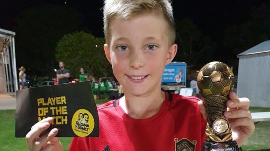 BEST AFIELD: Biloela’s Owen Henney will continue to chase a proffessional career with Queensland Football’s Skill Acquisition Program.