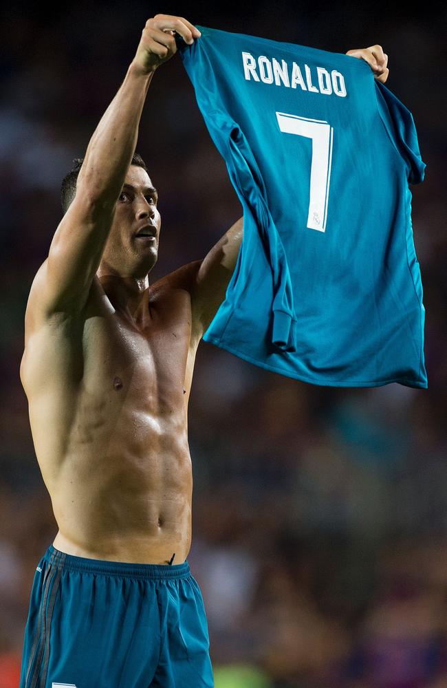 Cristiano Ronaldo TROLLS Lionel Messi with Shirt Celebration, SHOVES  Referee, Gets EJECTED 