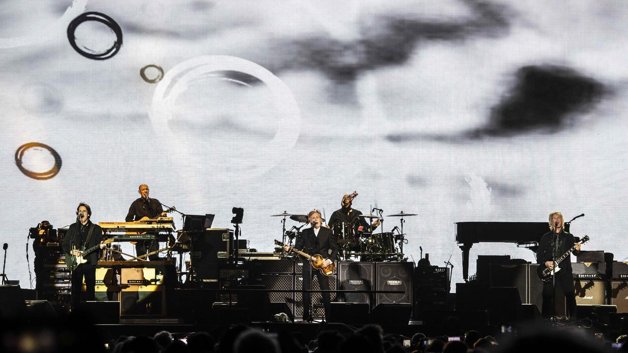 McCartney performs at Sydney’s Allianz Stadium again on Saturday. Picture: NSW NETWORK / Monique Harmer