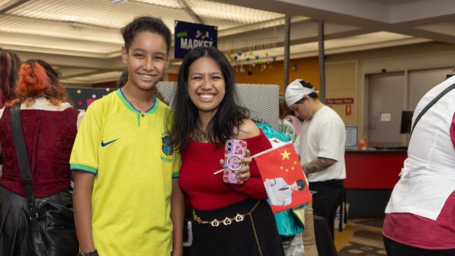 Julia Gomes and Vincent Gomes at the City of Darwin Geektacular event, 2025. Picture: Pema Tamang Pakhrin