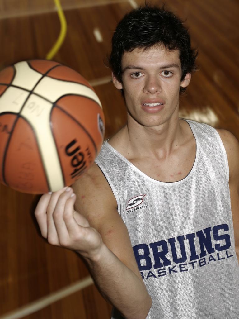 Teen Jason Cadee, in his Bankstown Bruins days, where he was coached by dad Robbie.