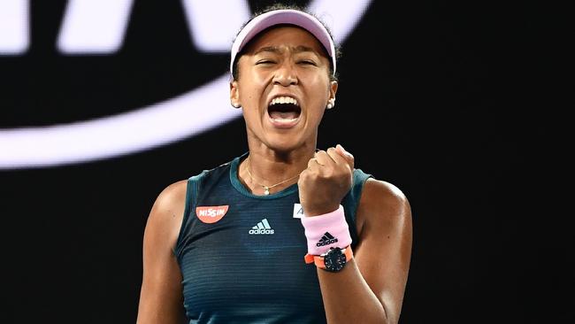 Naomi Osaka of Japan, winner, 2019. Picture: AFP