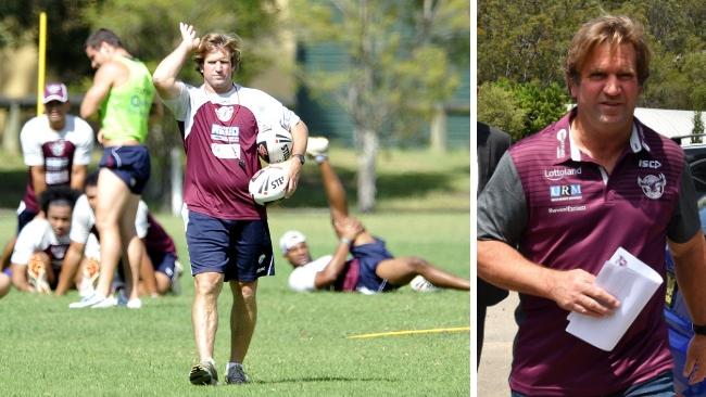 Des Hasler is back at Manly's Narrabeen base after seven years away.