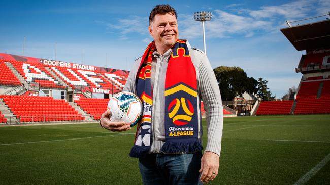 Adelaide United fan favourite Carl Veart has been installed as a Reds assistant coach. Picture: Matt Turner