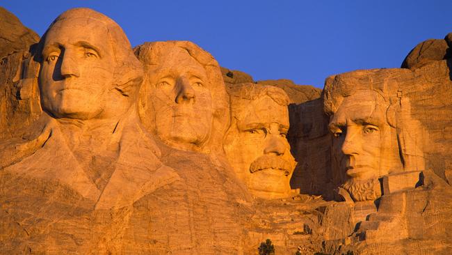 The Mount Rushmore National Memorial.