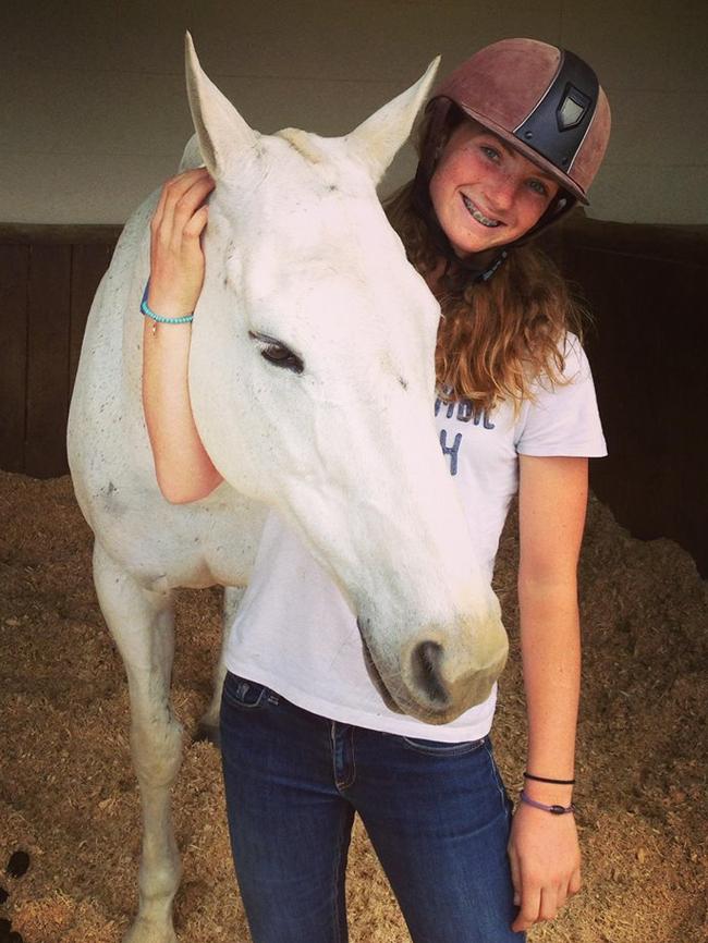 Olivia Inglis, 17, was killed when her horse fell on top of her during a jump at the Scone Horse Trials. 