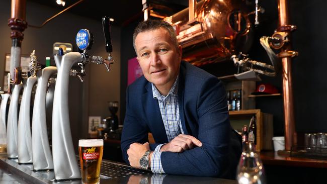 Carlton &amp; United Breweries (CUB) CEO Peter Filipovic at their brewhouse in Abbotsford last year. Picture: Aaron Francis