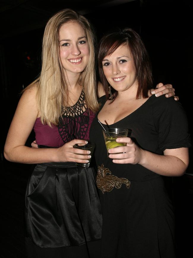 t Socials Out and About, The Metz in Sandy Bay, from left, Hannah Vasicek, 18, Acton and Monique Francis, 18, Newcastle