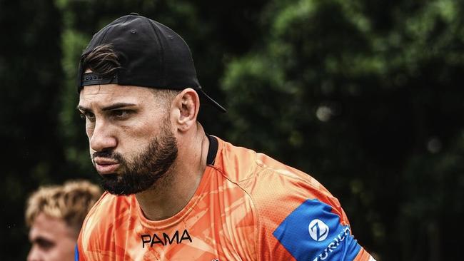 Jack Bird first Tigers session. Photo: Tigers