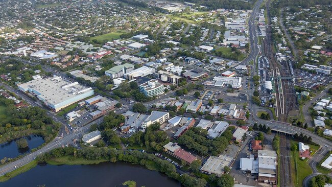 Caboolture from the air.