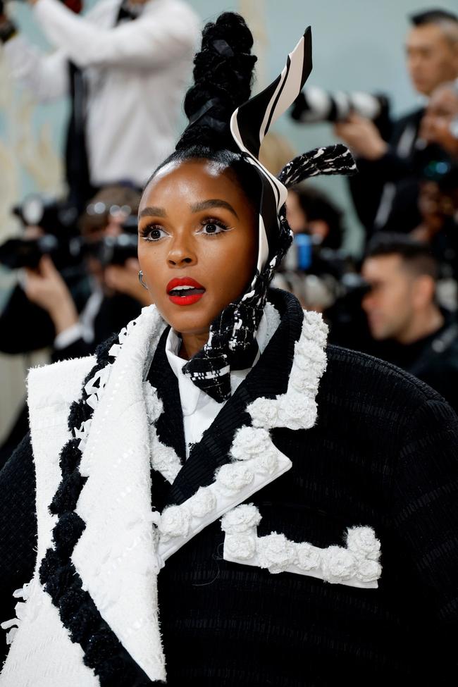 Janelle Monáe attends the 2023 Met Gala.