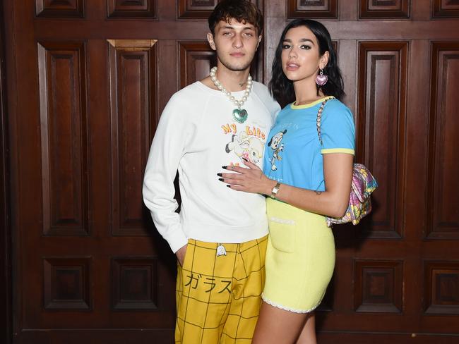 Anwar Hadid and Dua Lipa. Picture: Getty