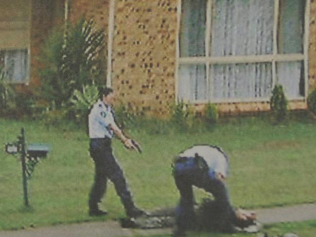 A police officer was killed during the shootout of Omar Baladjam in Green Valley, south-western Sydney, in 2005.