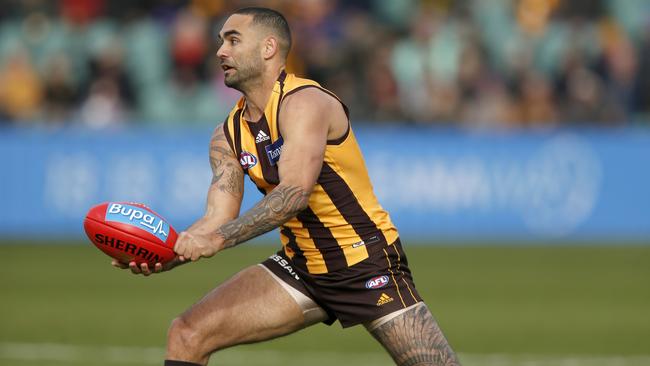 Hawthorn great Shaun Burgoyne is PAC’s youngster Isaiah Dudley’s uncle. Dudley says Burgoyne is his inspiration because he gives plenty of good on and off-field advice. Picture: Darrian Traynor/Getty Images