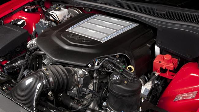 The heart of the matter: the LS9 supercharged V8. Picture: Supplied.