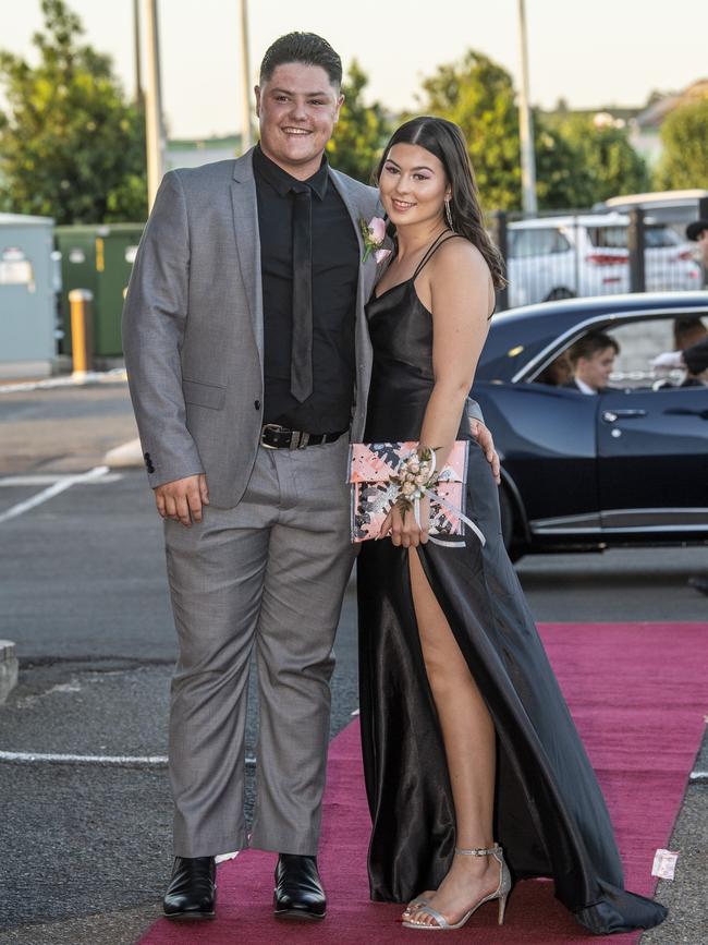Ryhs Carr and Jayde Rolph. St Ursula's College formal. Friday. 20th Nov 2020