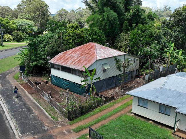 The house where Potter was found. Picture: Brendan Radke