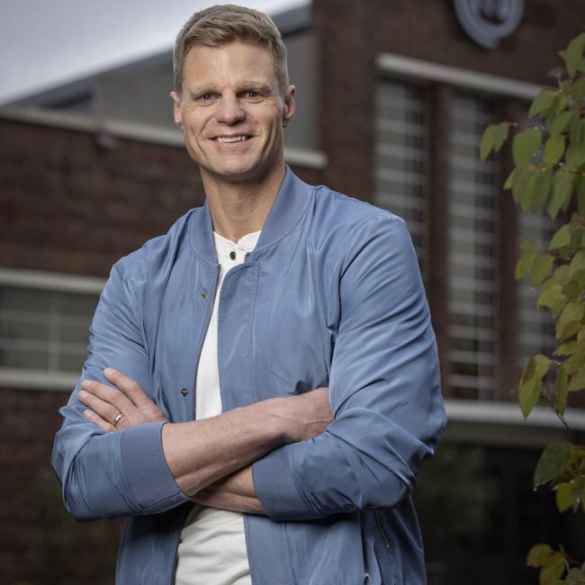 Nick Riewoldt when he was on Celebrity MasterChef Australia. Picture supplied.