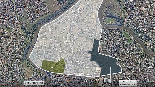 A map showing the remediation process undertaken so far.